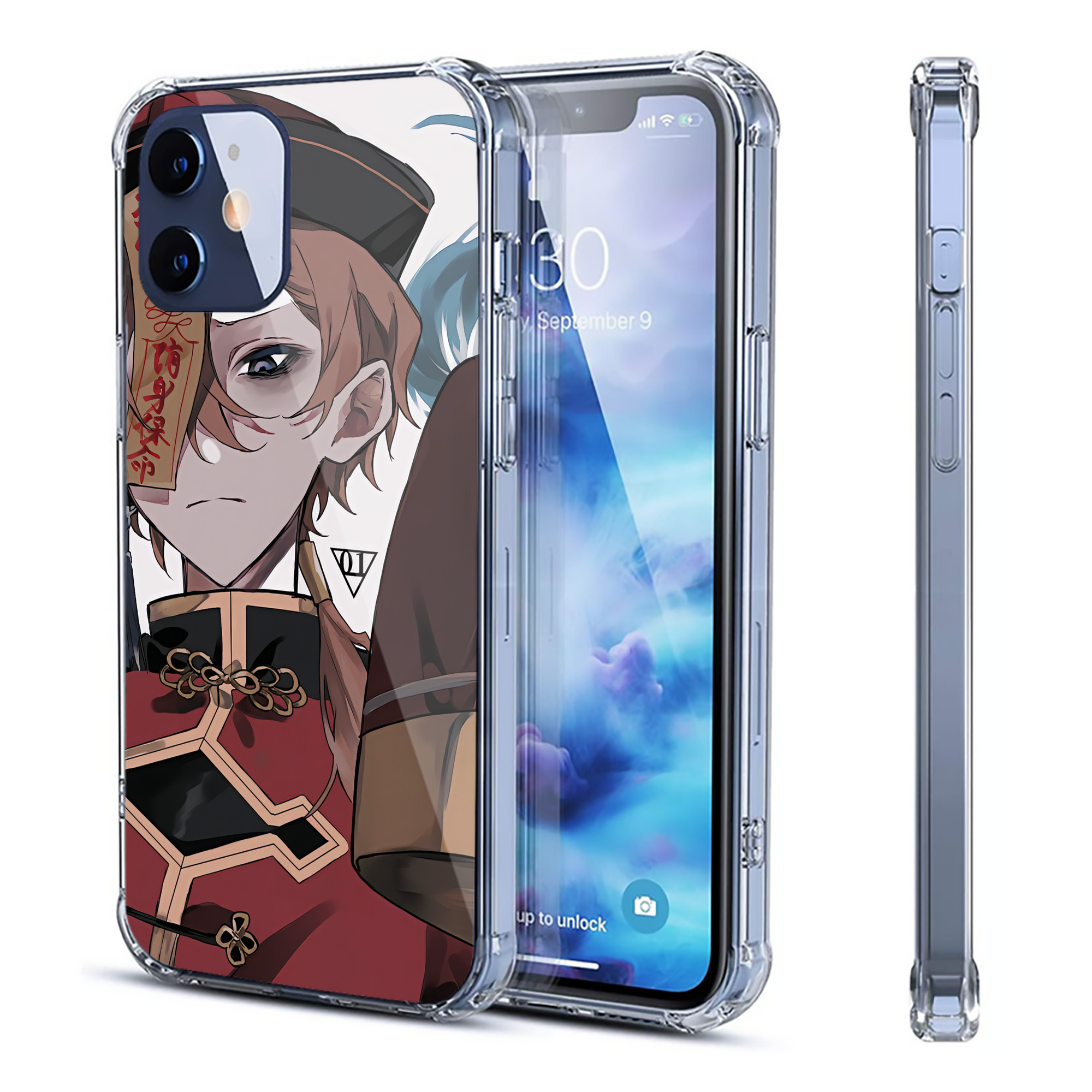 （画像用） 文豪ストレイドッグス Bungo Stray Dogs 【iPhone 12シリーズ対応】透明スマホケース（クリアソフトケース）